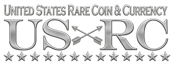 US Rare Coin and Currency Logo