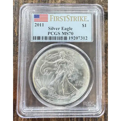 2011 $1 Eagle-25th Anniversary First Strike