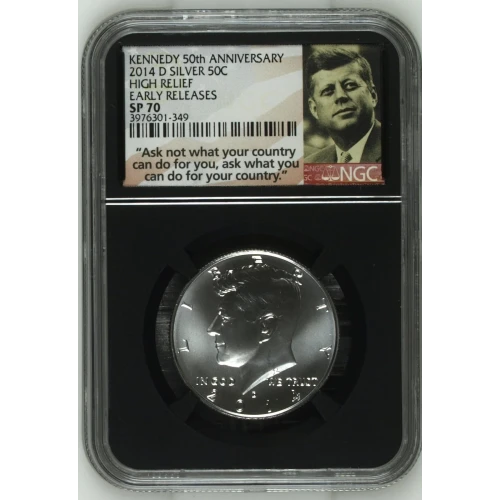 2014 D HIGH RELIEF EARLY RELEASES KENNEDY 50th ANNIVERSARY (2)