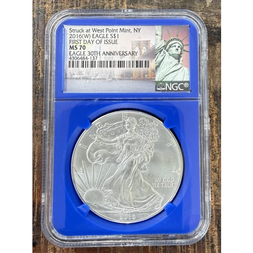 2016(W) FIRST DAY OF ISSUE Struck at West Point Mint