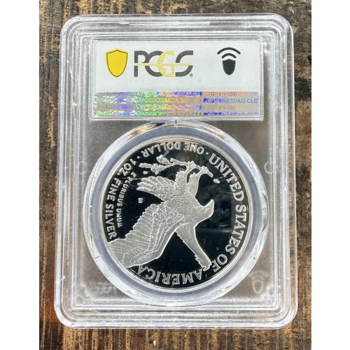 2021-S $1 US American Silver Eagle ~ Eagle Landing T-2 ~ PCGS PR70DCAM (2)