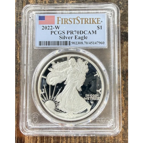 2021-S $1 US American Silver Eagle ~ Eagle Landing T-2 ~ PCGS PR70DCAM