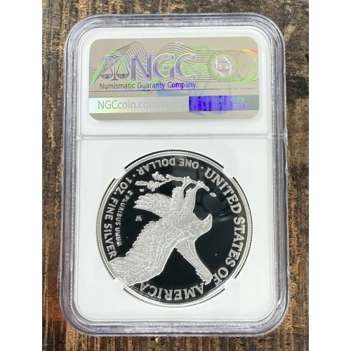 2021-S $1 US American Silver Eagle ~ Eagle Landing T-2 ~ PCGS PR70DCAM (2)