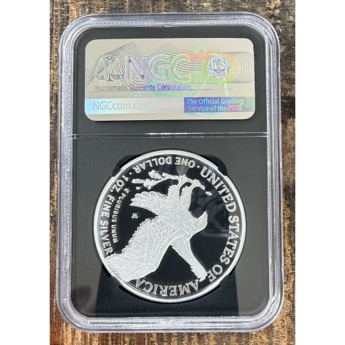 2021-S $1 US American Silver Eagle ~ Eagle Landing T-2 ~ PCGS PR70DCAM (2)