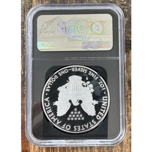 2021-S $1 US American Silver Eagle ~ Eagle Landing T-2 ~ PCGS PR70DCAM (2)
