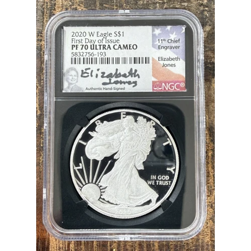 2021-S $1 US American Silver Eagle ~ Eagle Landing T-2 ~ PCGS PR70DCAM