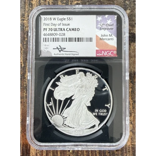 2021-S $1 US American Silver Eagle ~ Eagle Landing T-2 ~ PCGS PR70DCAM