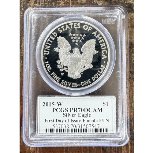 2021-S $1 US American Silver Eagle ~ Eagle Landing T-2 ~ PCGS PR70DCAM