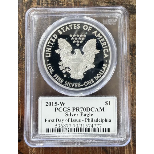 2021-S $1 US American Silver Eagle ~ Eagle Landing T-2 ~ PCGS PR70DCAM (2)