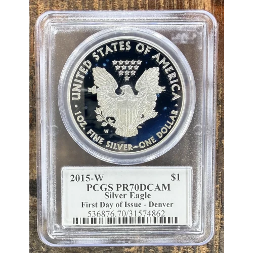 2021-S $1 US American Silver Eagle ~ Eagle Landing T-2 ~ PCGS PR70DCAM