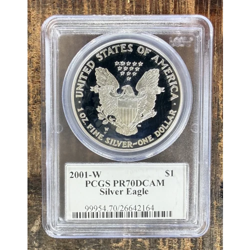 2021-S $1 US American Silver Eagle ~ Eagle Landing T-2 ~ PCGS PR70DCAM (2)