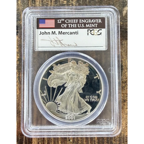 2021-S $1 US American Silver Eagle ~ Eagle Landing T-2 ~ PCGS PR70DCAM (2)