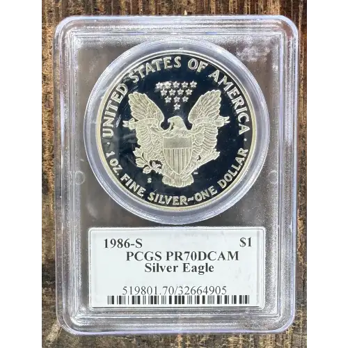 2021-S $1 US American Silver Eagle ~ Eagle Landing T-2 ~ PCGS PR70DCAM