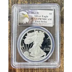 2021-S $1 US American Silver Eagle ~ Eagle Landing T-2 ~ PCGS PR70DCAM