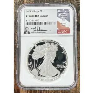 2021-S $1 US American Silver Eagle ~ Eagle Landing T-2 ~ PCGS PR70DCAM