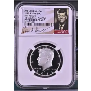 2022 S First Releases 10-Coin Silver Proof Set Official US Mint Set ULTRA CAMEO (2)