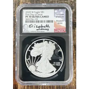 2021-S $1 US American Silver Eagle ~ Eagle Landing T-2 ~ PCGS PR70DCAM