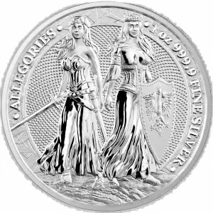 2022 1 oz Silver Allegories Germania and Polonia (2)