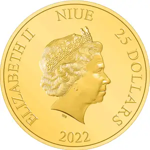 THE LORD OF THE RINGS - 2022 1/4oz  Helms Deep Gold Coin (2)