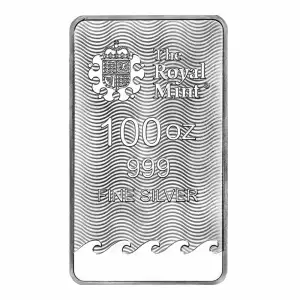 100 oz Silver Britannia Bar